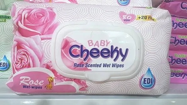 Baby Cheeky wipes Rose