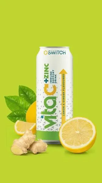 Switch vitac lemon&ginger flavored 500ml