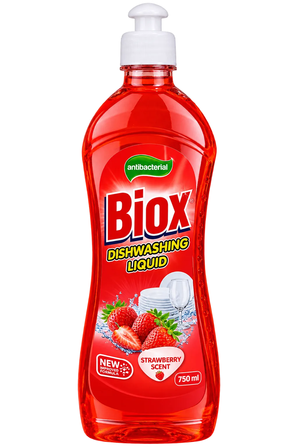 BIOX DISHWASH LIQUID 750ml strawbery