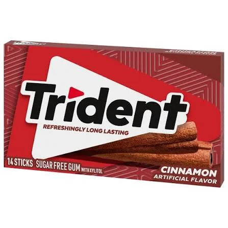 Trident  cinnamon artificial  flavor