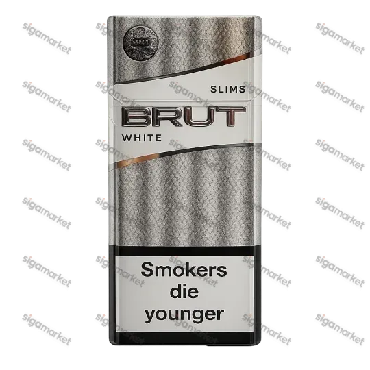 Brut White Slim Cigarettes x 10pc