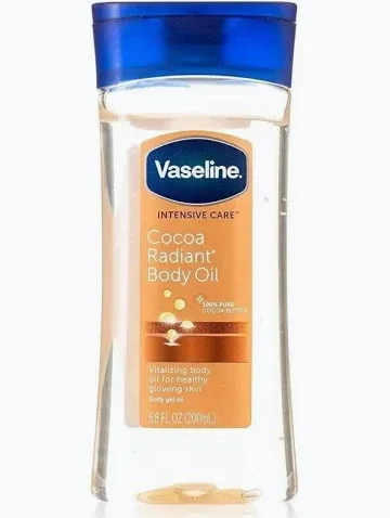 Vaseline body oil with cocoa butter and body gel