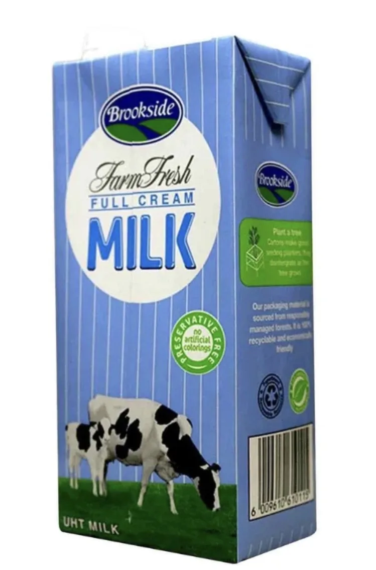 Brookside Milk 1ltr x 12Full Cream