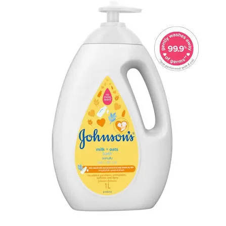 Johnson Baby Wash Milk oats9556006287200 1ltr x12