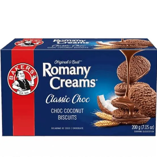Bakers romany choc coconut biscuits