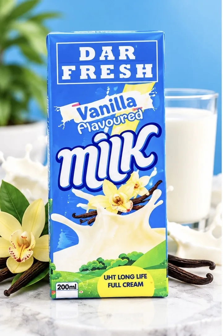 Dar Fresh Milkshake 200ml x 24 Vanilla