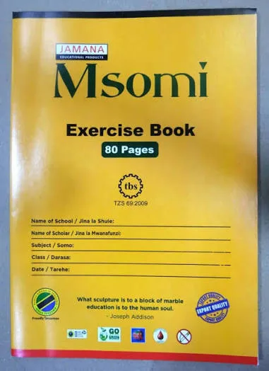 Msomi exercise book
