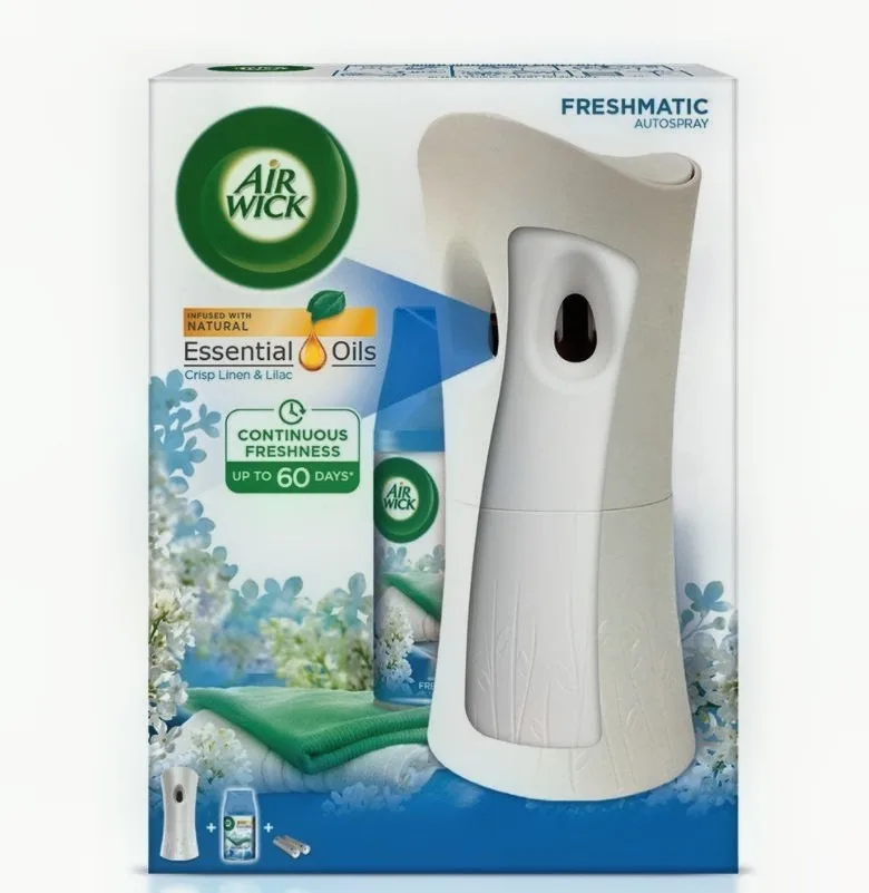 Airwick Autospray Machine 250ml x4 Linen&Lilac