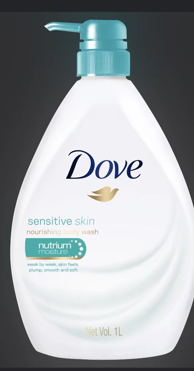DOVE SHOWERGEL 1LTR X 12 Sensitive Skin