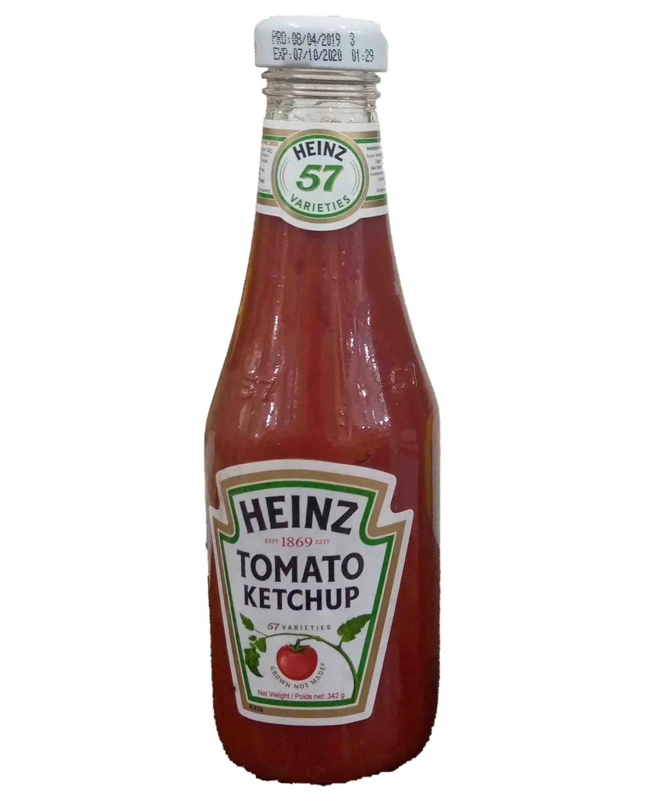 HEINZ TOMATO KETCHUP 342g