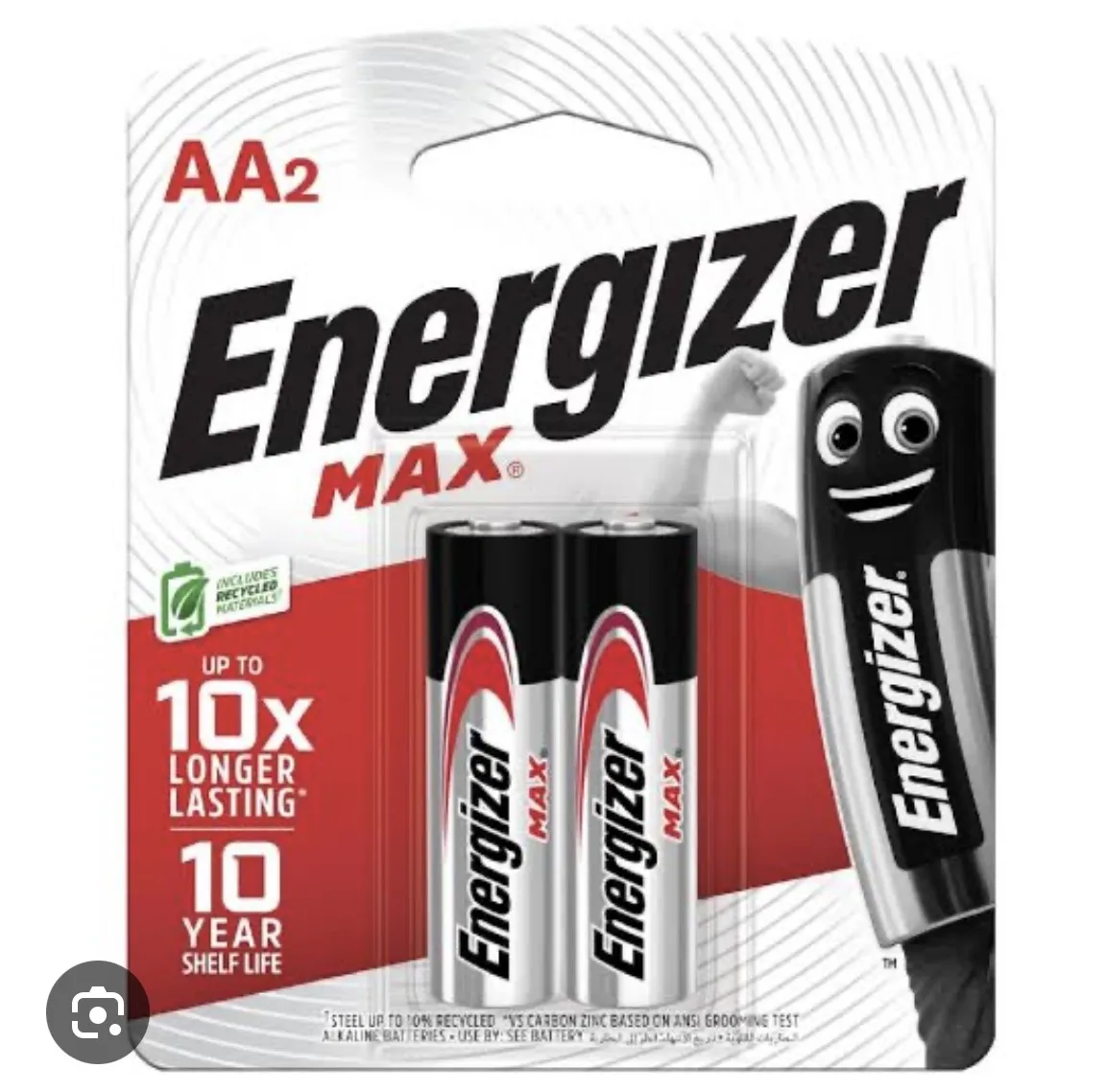 Energizer Max Batteries AAA 2pc x 20 cards