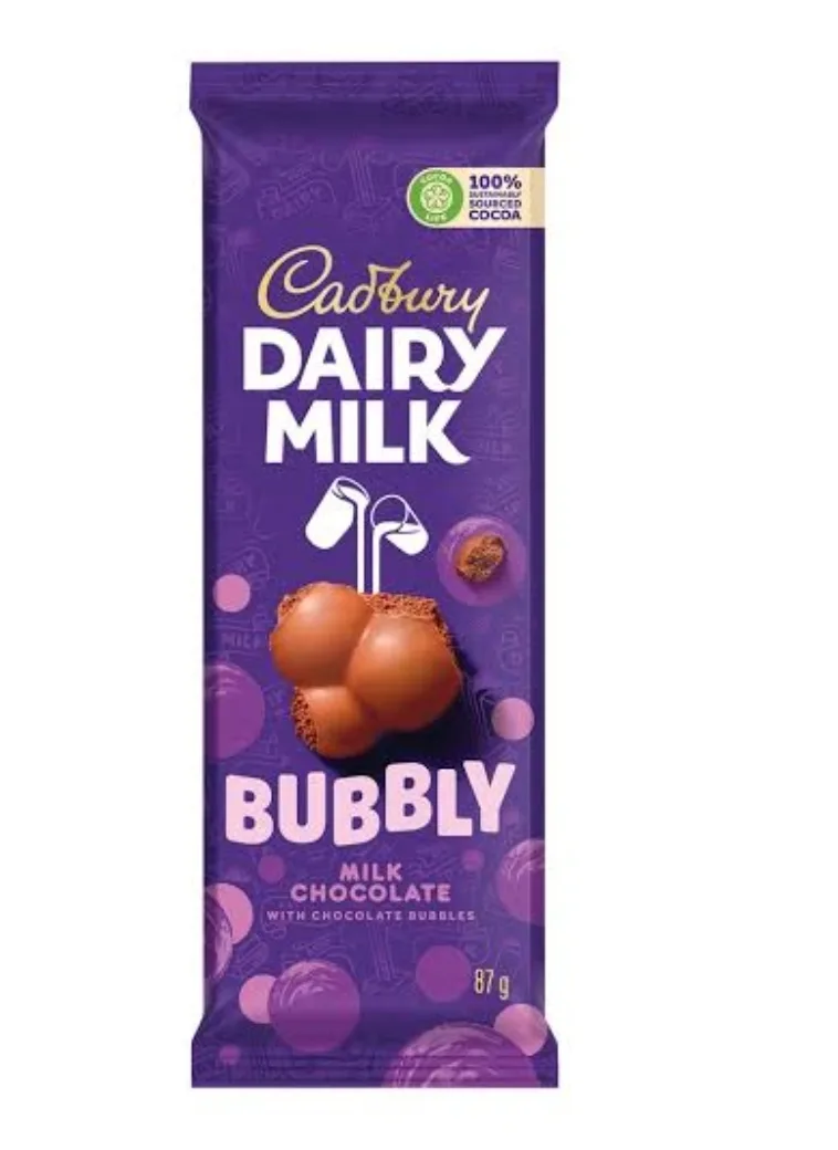 Cadbury Dairy Milk 87g bubbly7