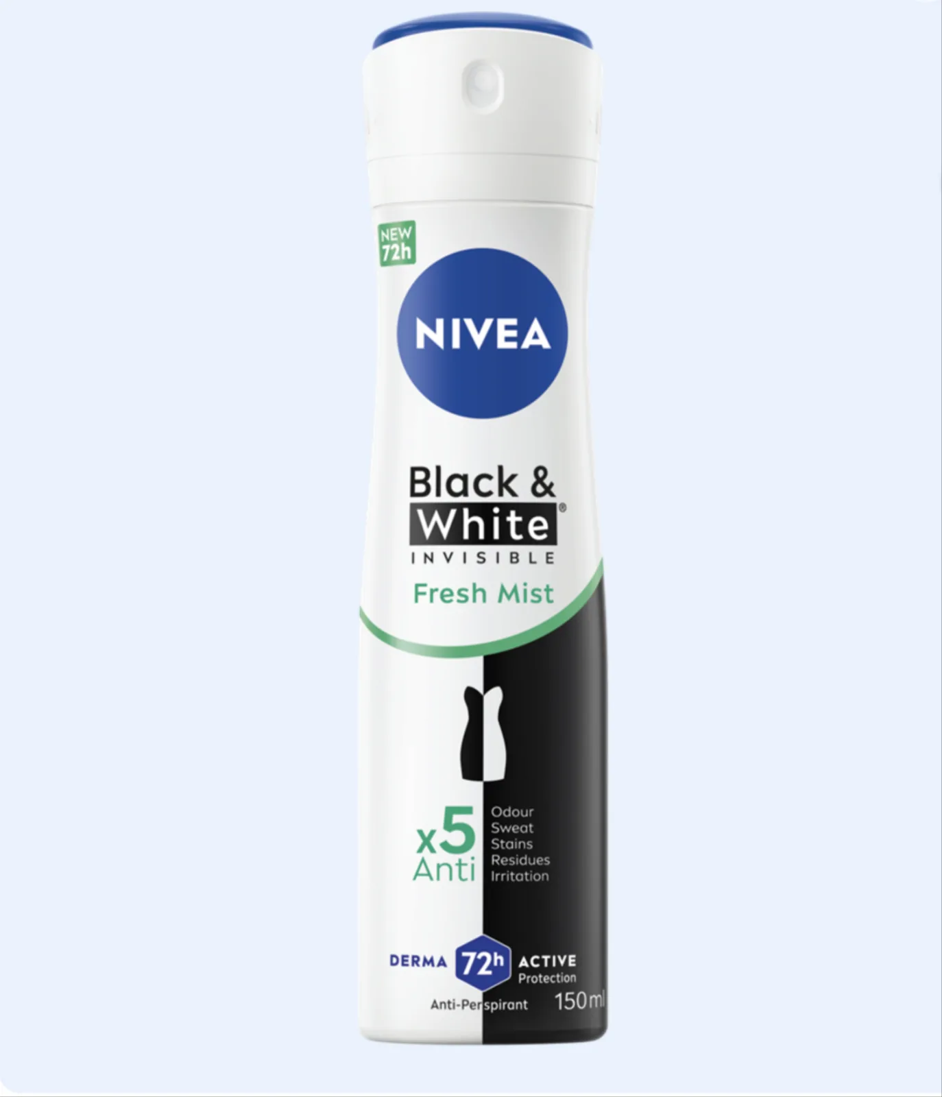 Nivea Deodorant  black and white fresh mist