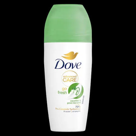 Dove Roll on 50ml x 6 GoFresh Cucumber & GreenTea