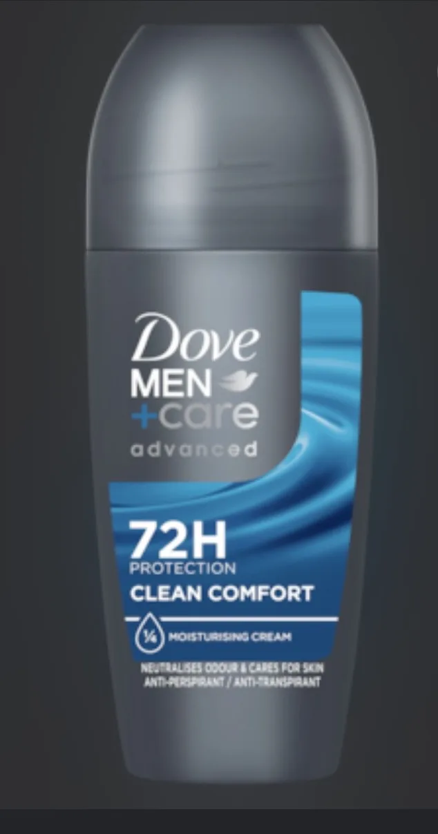 Dove Roll on 50ml x 6 Men Clean Comfort