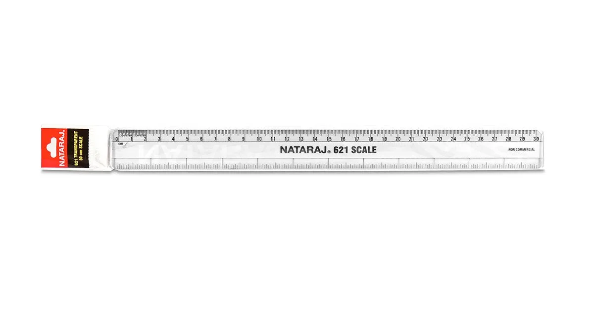 Nataraj Ruler 621 Scale 30cm