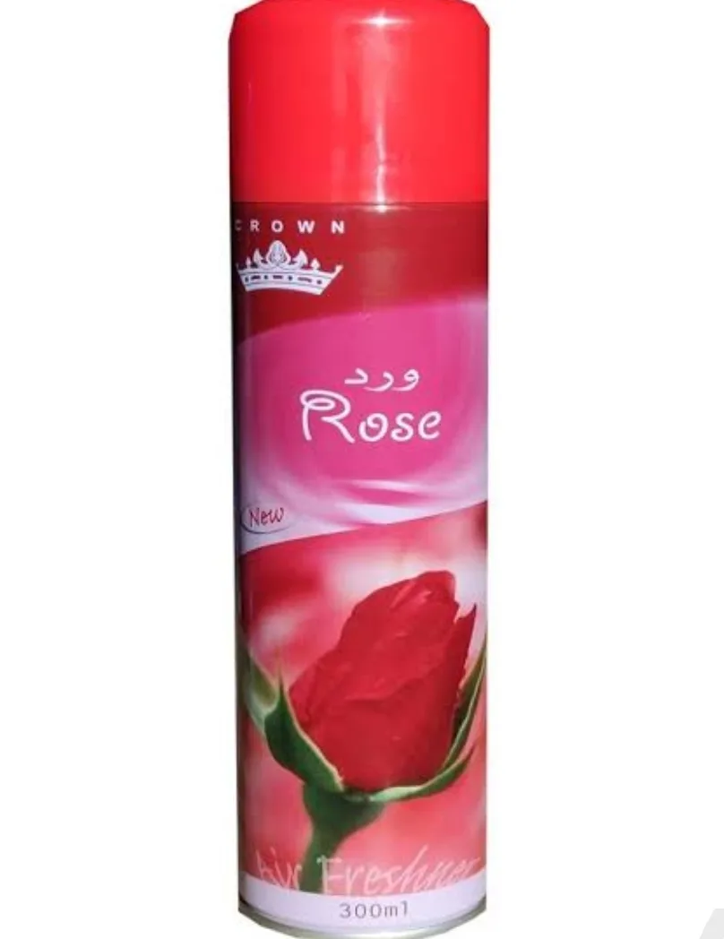 CROWN AIR FRESHENER 300ML ROSE