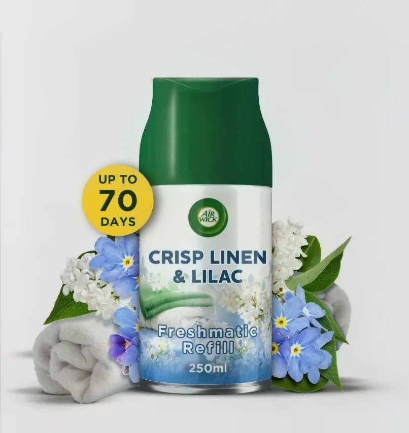 Airwick Freshmatic Refill 250ml x 6 Linen