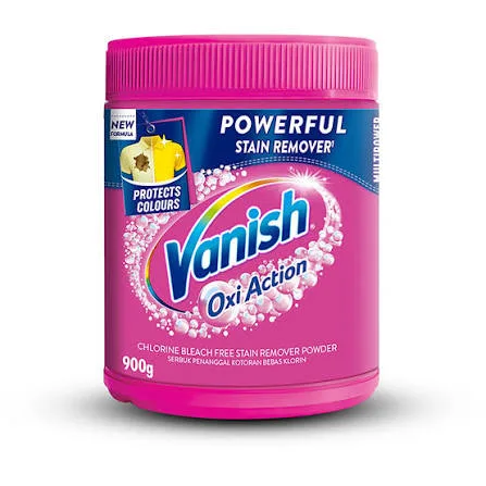VANISH OXI ACTION POWDER 900g x6 Pink