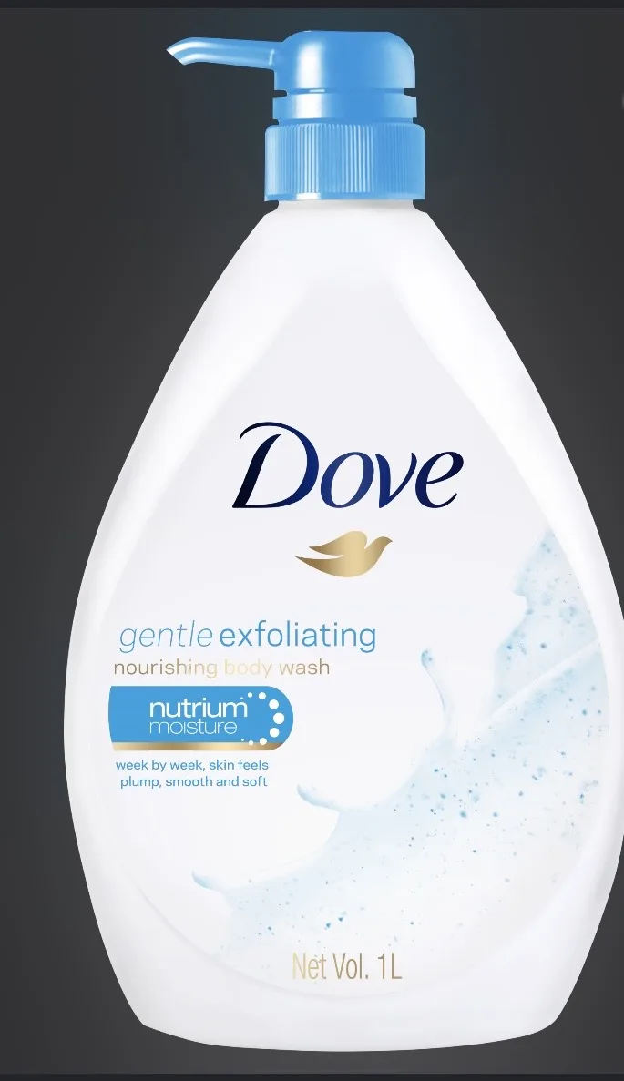 DOVE SHOWERGEL 1LTR X 12 Gentle Exfoliating