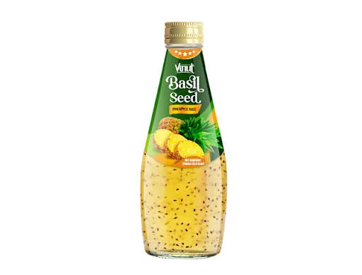 Basil seed pineapple