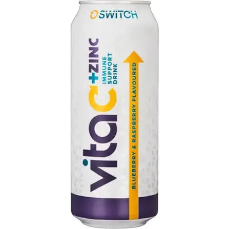 Switch vitac zinc blueberry & raspberry 500ml
