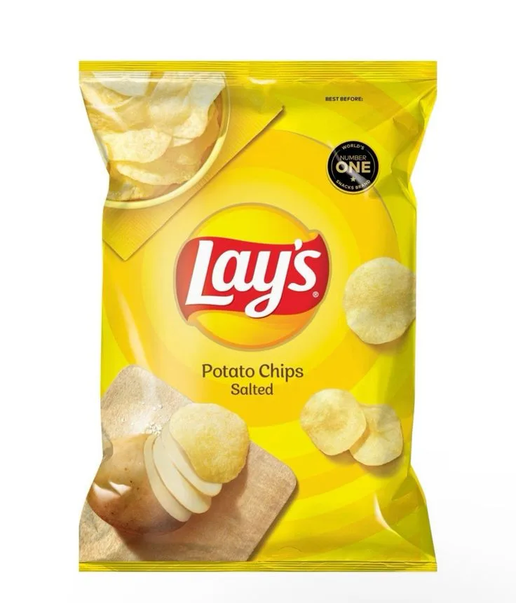 Lays potato chips salted